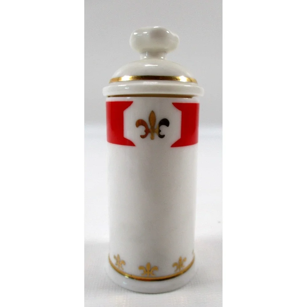 VTG 1995 Campbell's Soup Ceramic Basil Spice Jar, 4
